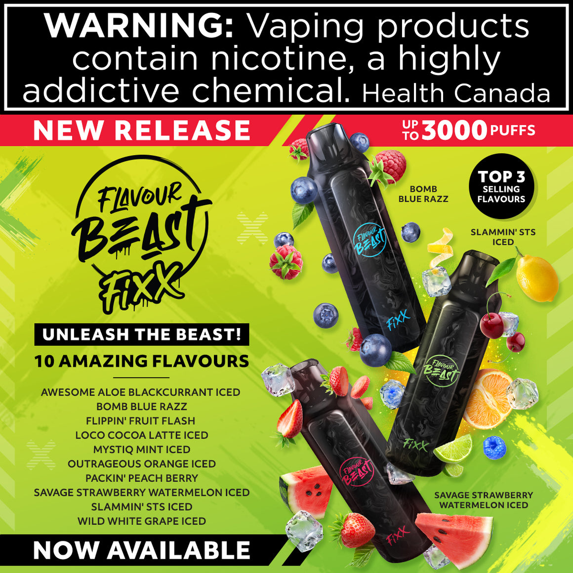 Flavour Beast Fixx Disposable - Avalon Vapor