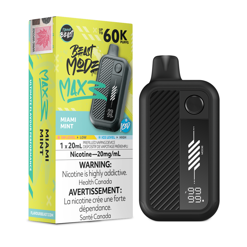 Flavour Beast Beast Mode Max 3 - Miami Mint Iced 20mg