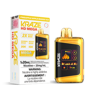 Kraze HD Mega - Pineapple Apple Mango Ice 20mg