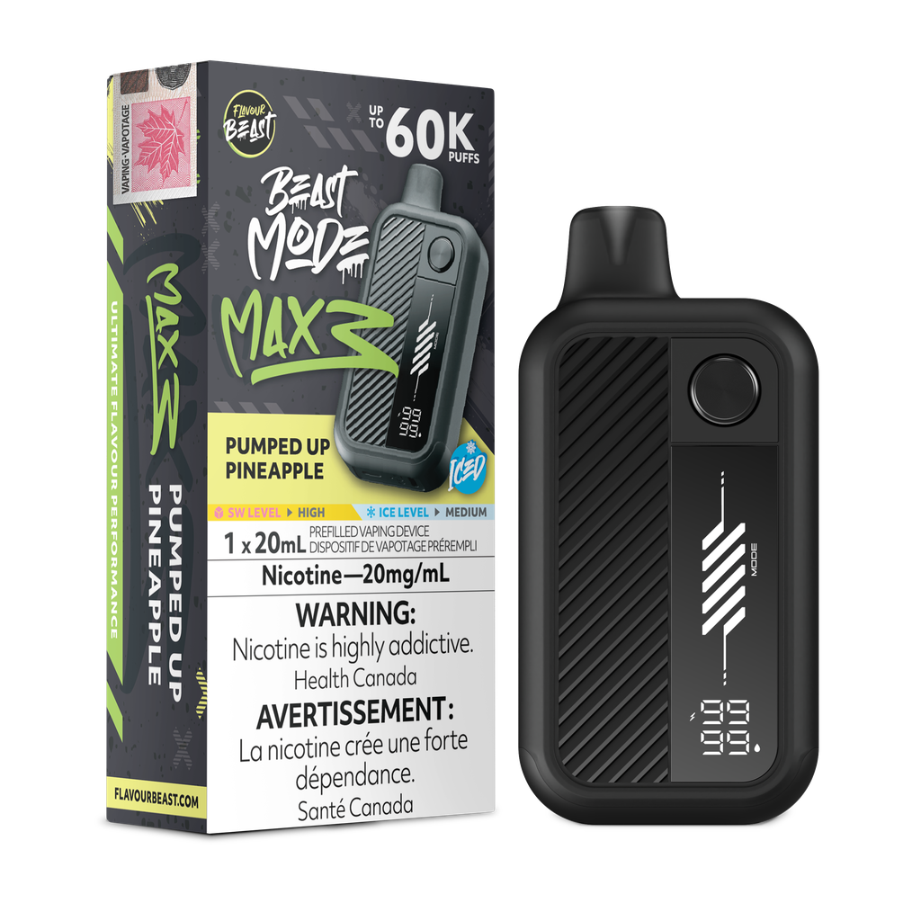 Flavour Beast Beast Mode Max 3 - Pumped Up Pineapple Iced 20mg