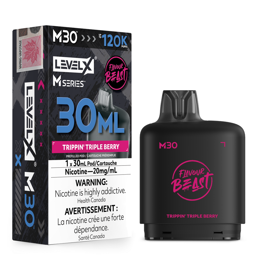 Level X M Series 30ml Pod - Trippin' Triple Berry 20mg