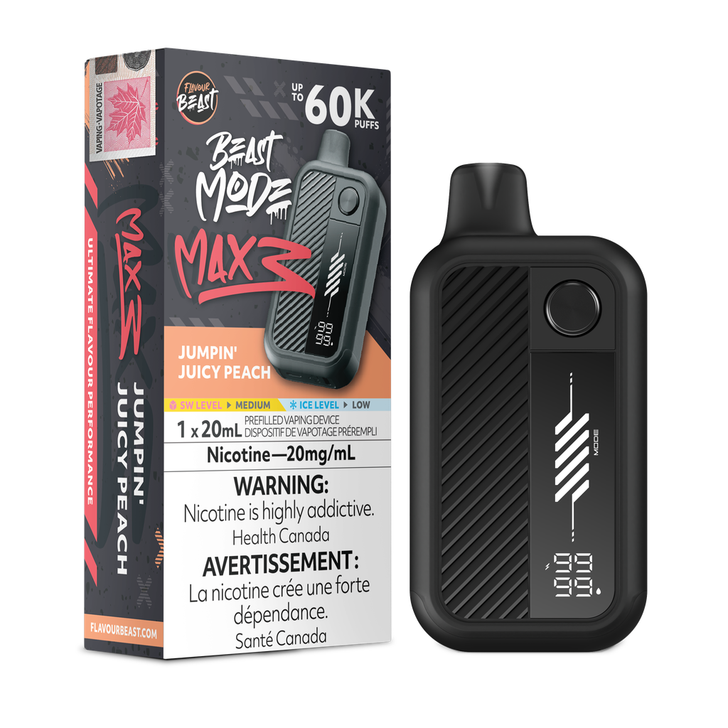 Flavour Beast Beast Mode Max 3 - Jumpin' Juicy Peach 20mg