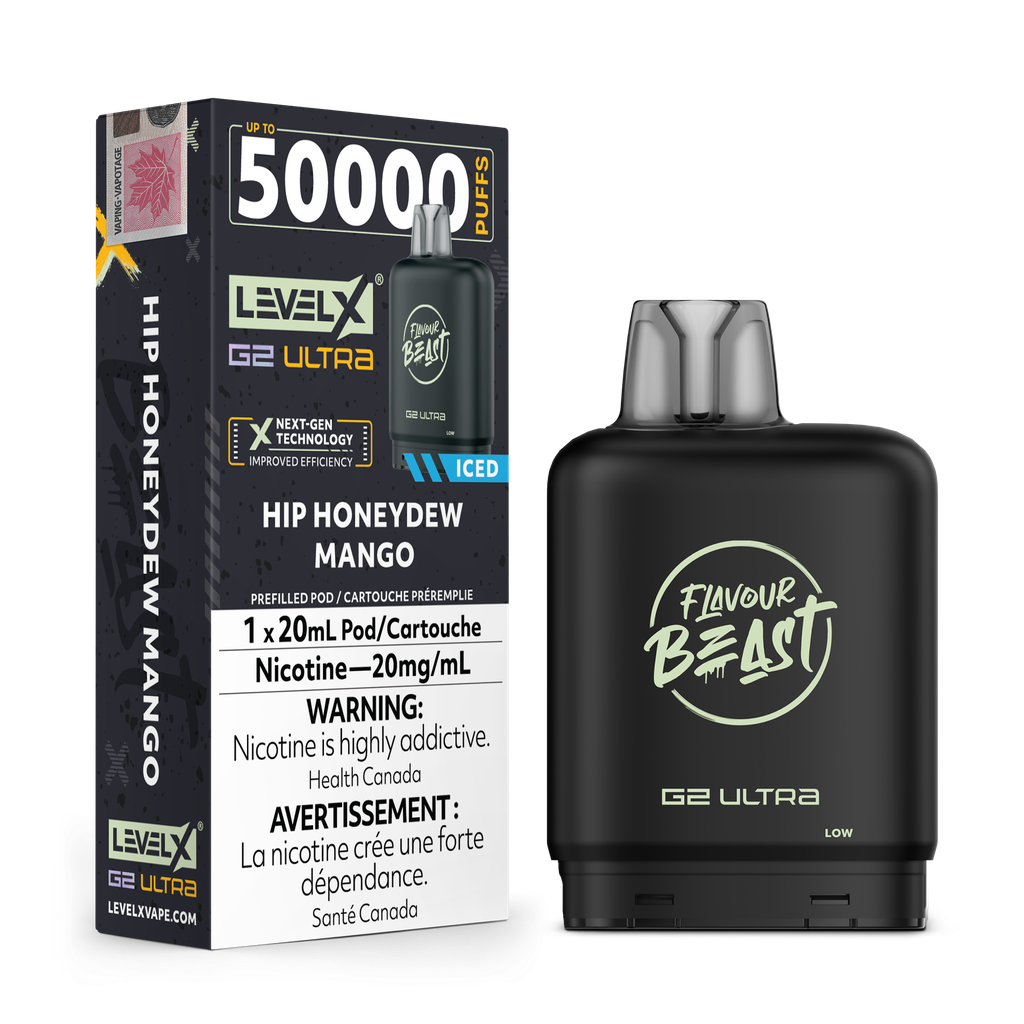 Level X G2 Ultra Pod 50K 20ML - Hip Honeydew Mango Iced 20mg