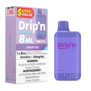 Drip'n 8ML - Grape Ice 20mg