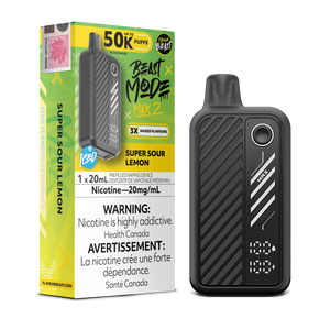 Flavour Beast Beast Mode Max 2 - Super Sour Lemon Iced 20mg
