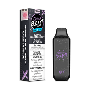 Flavour Beast Flow Disposable - Bumpin' Blackcurrant Iced 20MG