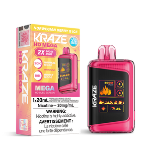 Kraze HD Mega - Norwegian Berry G Ice 20mg