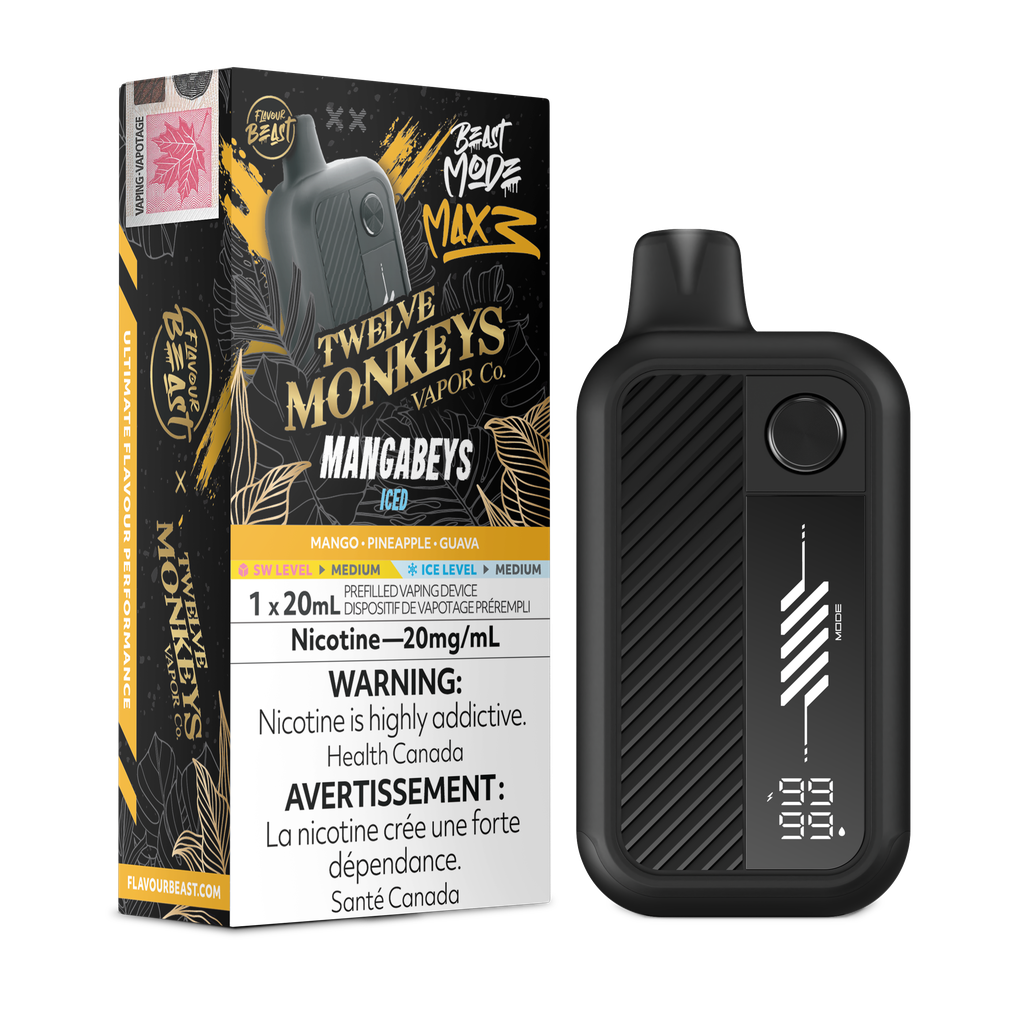 Flavour Beast Beast Mode Max 3 - Mangabeys Iced 20mg