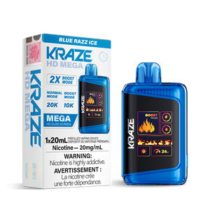 Kraze HD Mega - Blue Razz Ice 20mg