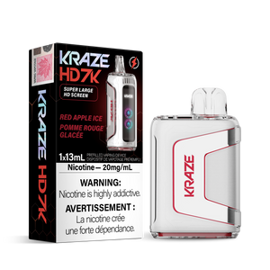 Kraze HD 7000 Disposable - Red Apple Ice - 20mg