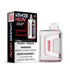 Kraze HD 7000 Disposable - Strawberry Ice - 20mg