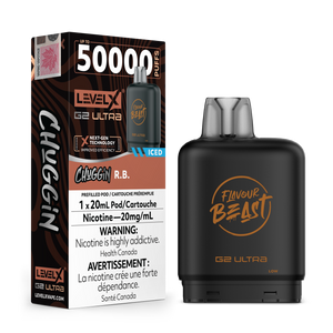 Level X G2 Chuggin' Ultra Pod 50K 20ML - R.B. (ICED)