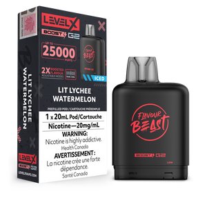 Level X BOOST Pod - Lit Lychee Watermelon Iced 20MG