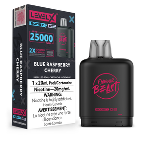 Level X BOOST Pod - Blue Raspberry Cherry 20MG