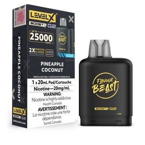 Level X BOOST Pod - Pineapple Coconut Iced 20MG