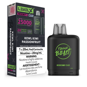 Level X BOOST Pod - Kewl Kiwi Passionfruit 20MG