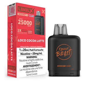 Level X BOOST Pod - Loco Cocoa Latte 20MG