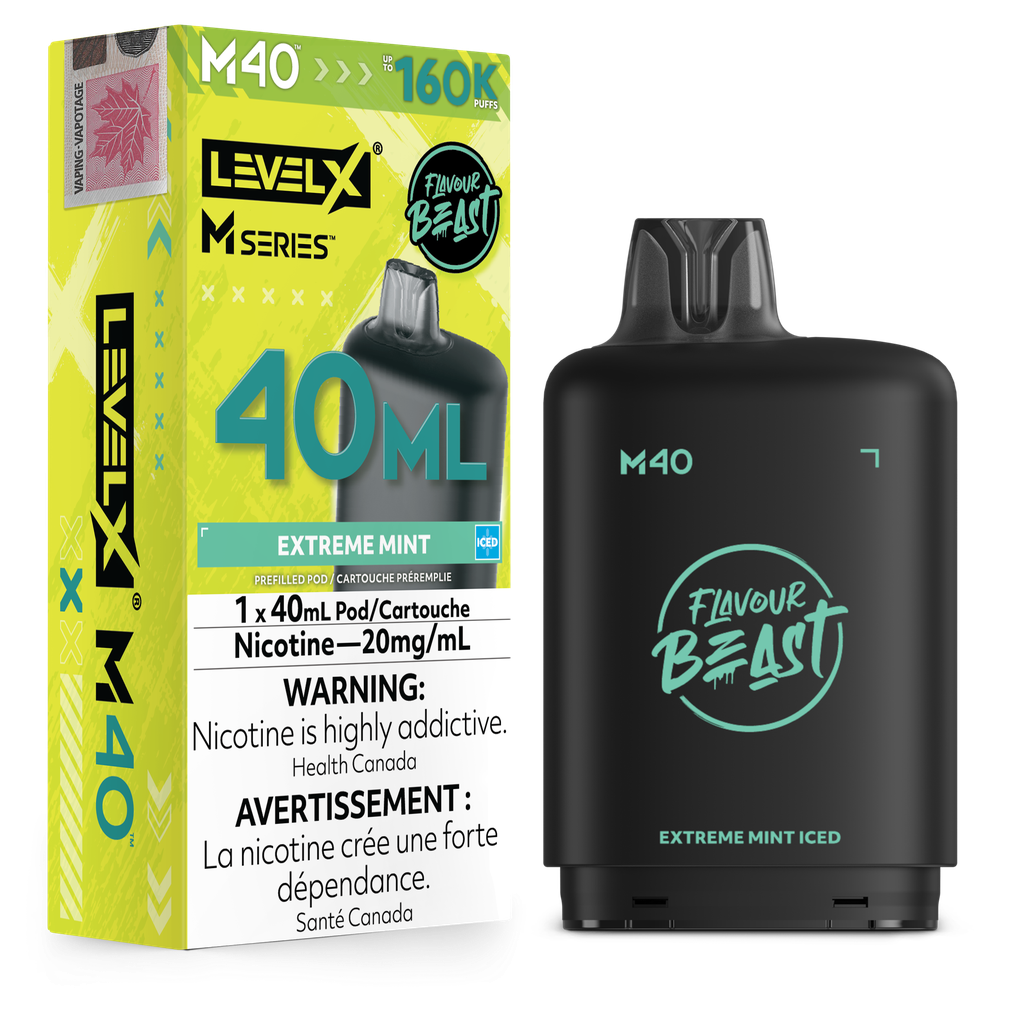 Level X M Series 40ml Pod - Extreme Mint 20mg