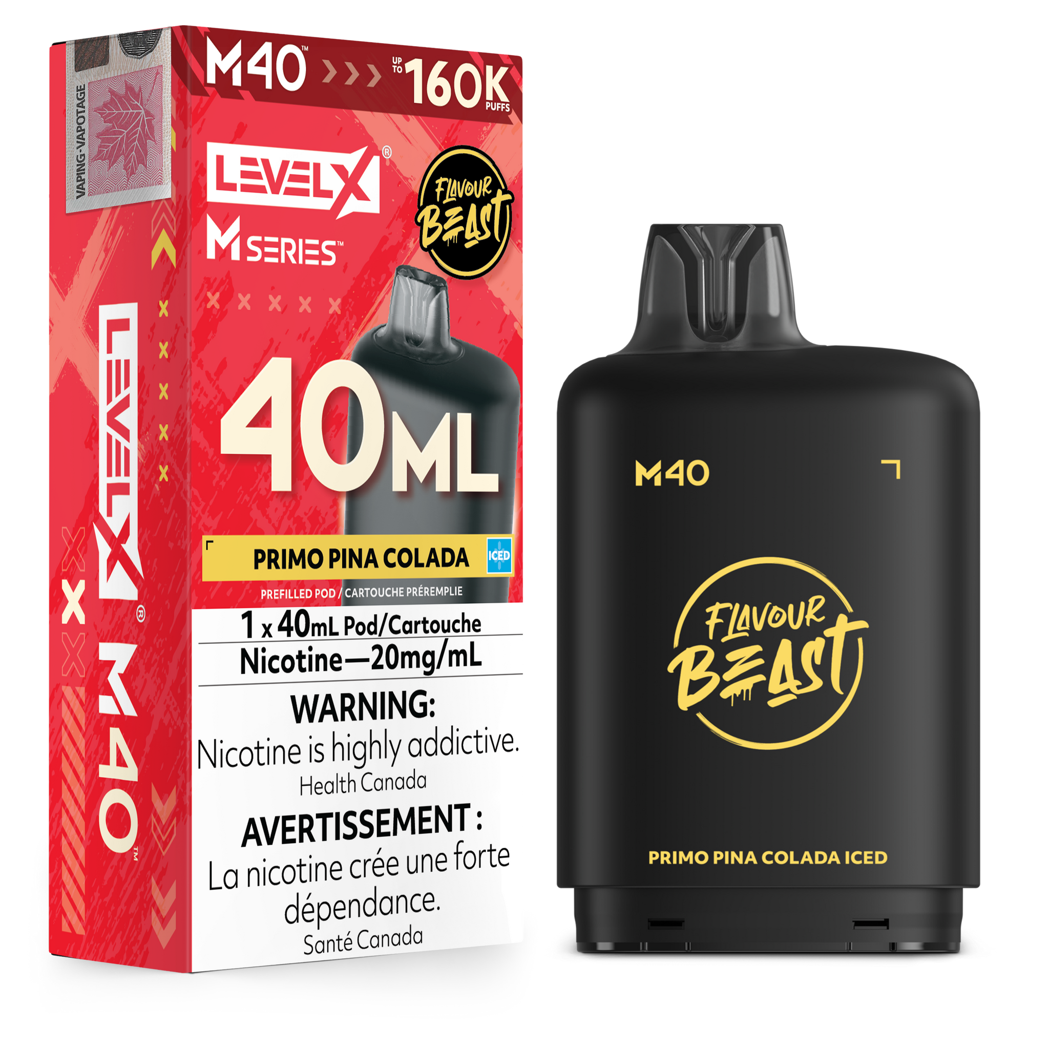 Level X M Series 40ml Pod - Primo Pina Colada Iced 20mg