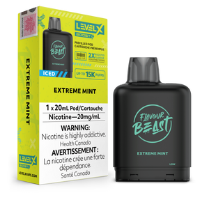 Level X Flavour Beast BOOST Pod - Extreme Mint Iced 20MG