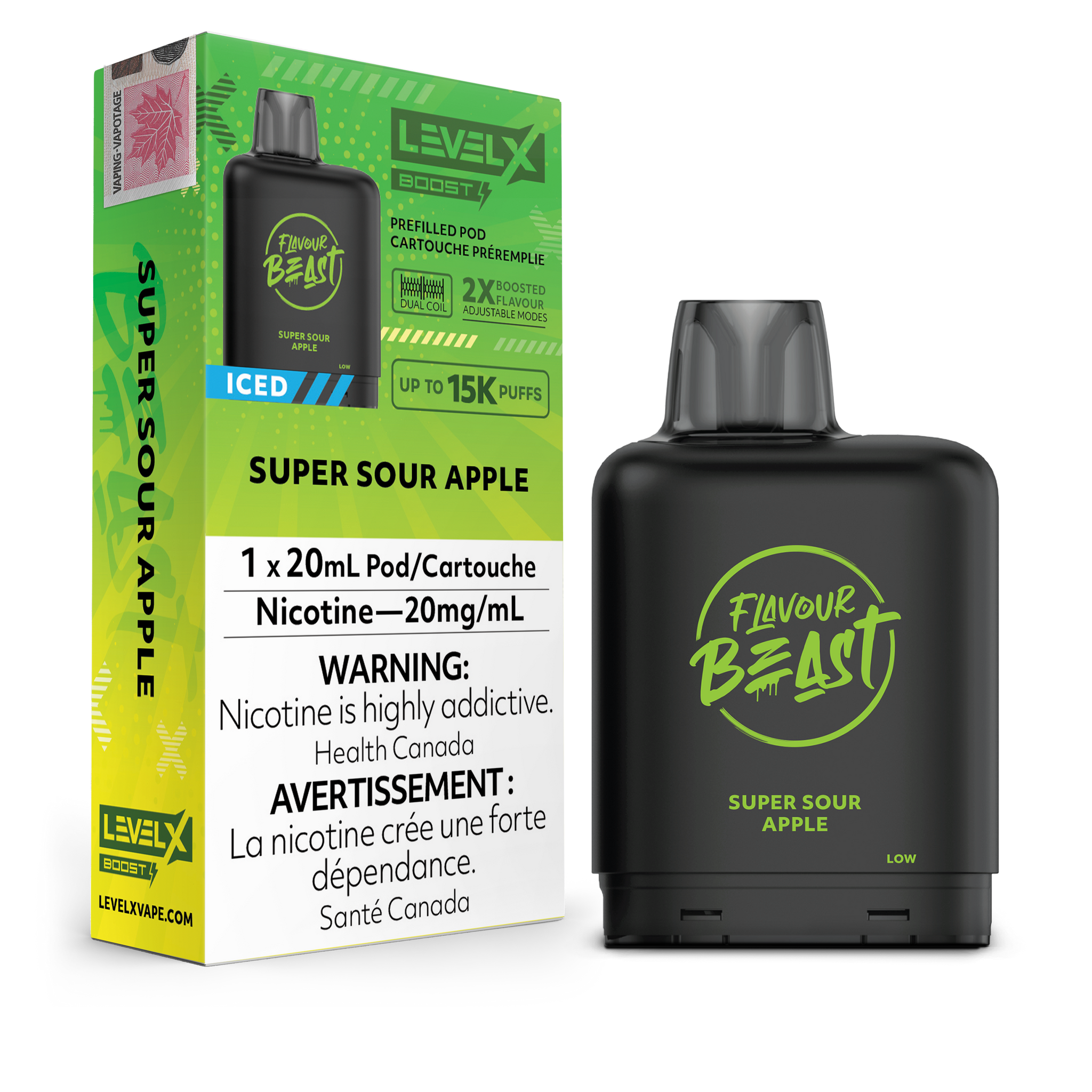 Level X BOOST 20ML Pod - Super Sour Pineapple Iced 20MG - Avalon Vapor Level X BOOST 20ML Pod - Super Sour Pineapple Iced 20MG - Avalon Vapor