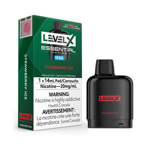 Level X Essential Pod 14mL - Strawberry Ice 20MG