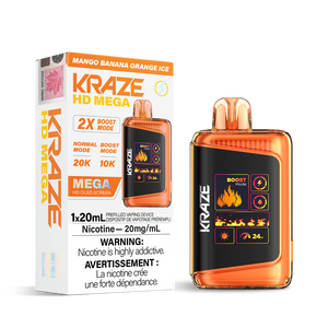 Kraze HD Mega - Mango Banana Orange Ice 20mg