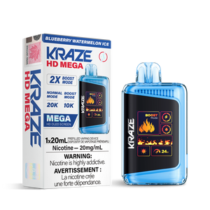 Kraze HD Mega - Blueberry Watermelon Ice 20mg