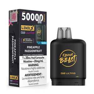 Level X G2 Ultra Pod 50K 20ML - Pineapple Passionfruit Iced 20mg