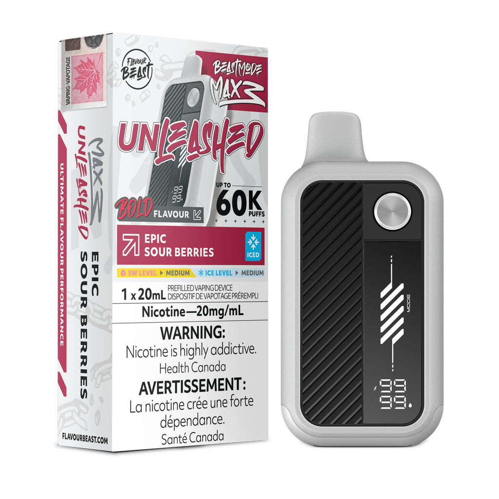 Flavour Beast Beast Mode Max 3 - Epic Sour Berries Iced 20mg