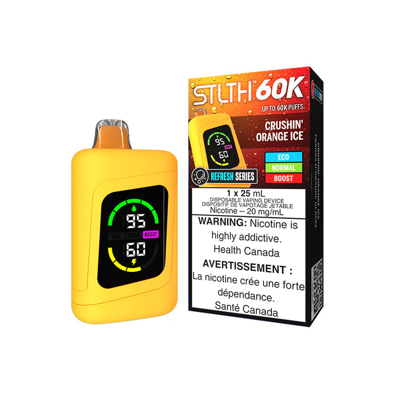 STLTH 60k DISPOSABLE - Refresh Crushin Orange Ice