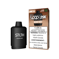 golden ticket vape juice STLTH Loop 25K - Golden Ticket 20mg