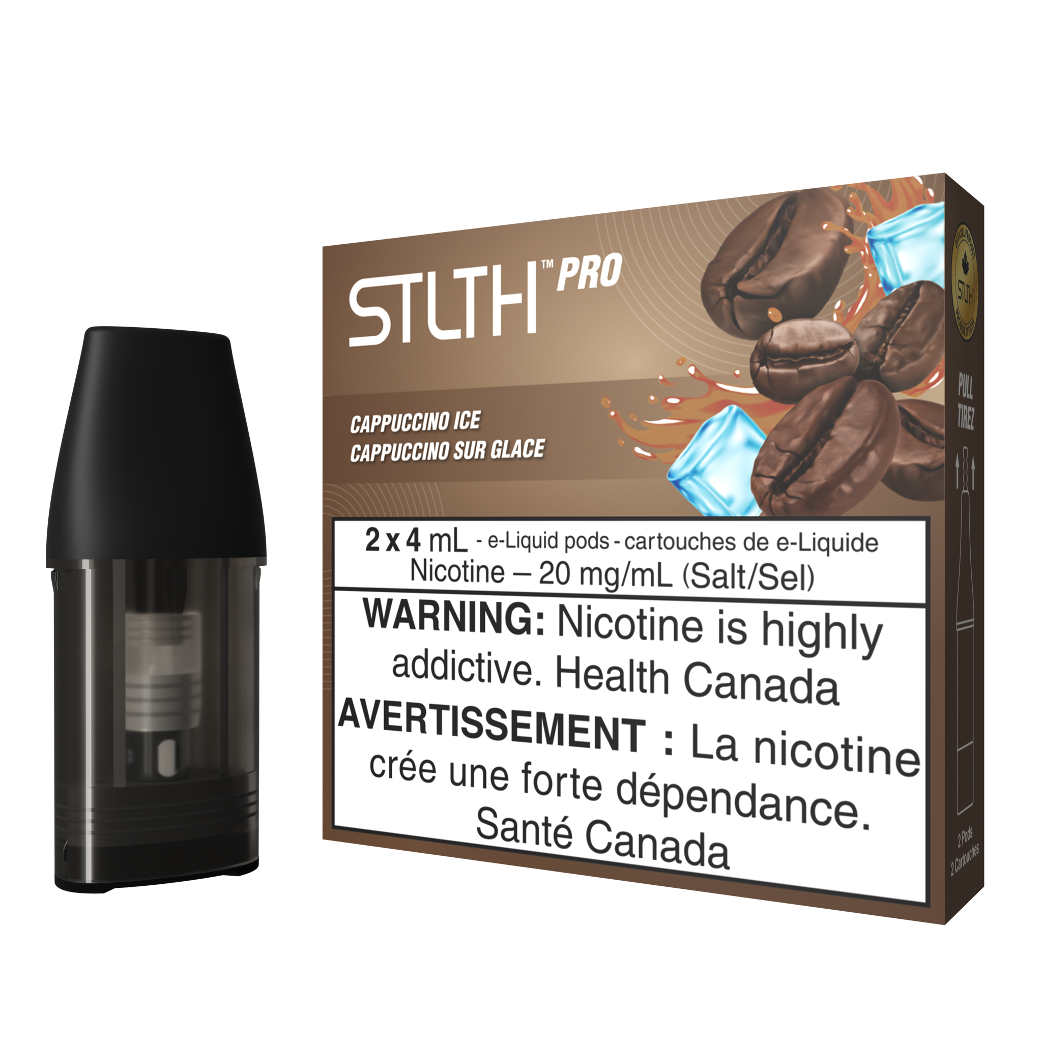 Cappuccino Ice STLTH Pro Pods - 20mg - Avalon Vapor Cappuccino Ice STLTH Pro Pods - 20mg - Avalon Vapor