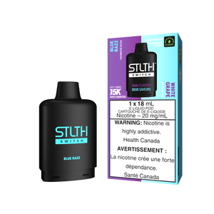 STLTH SWITCH POD 15K - BLUE RAZZ AND WHITE GRAPE