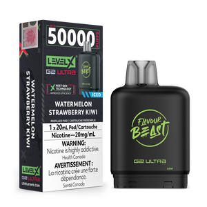 Level X G2 Ultra Pod 50K 20ML - Watermelon Strawberry Kiwi Iced 20mg