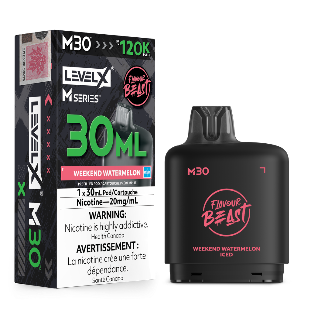 Level X M Series 30ml Pod - Weekend Watermelon Iced 20mg
