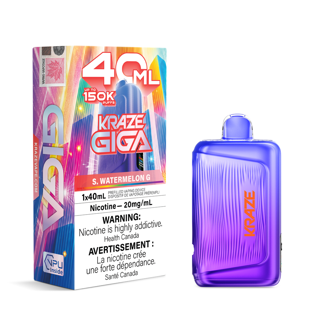 Kraze Giga 40ml - S. Watermelon G 20mg