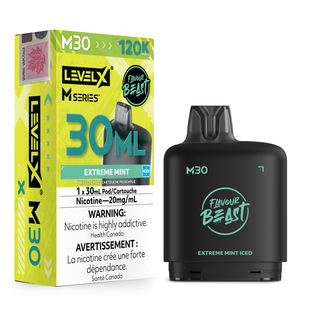 Level X M Series 30ml Pod - Extreme Mint 20mg