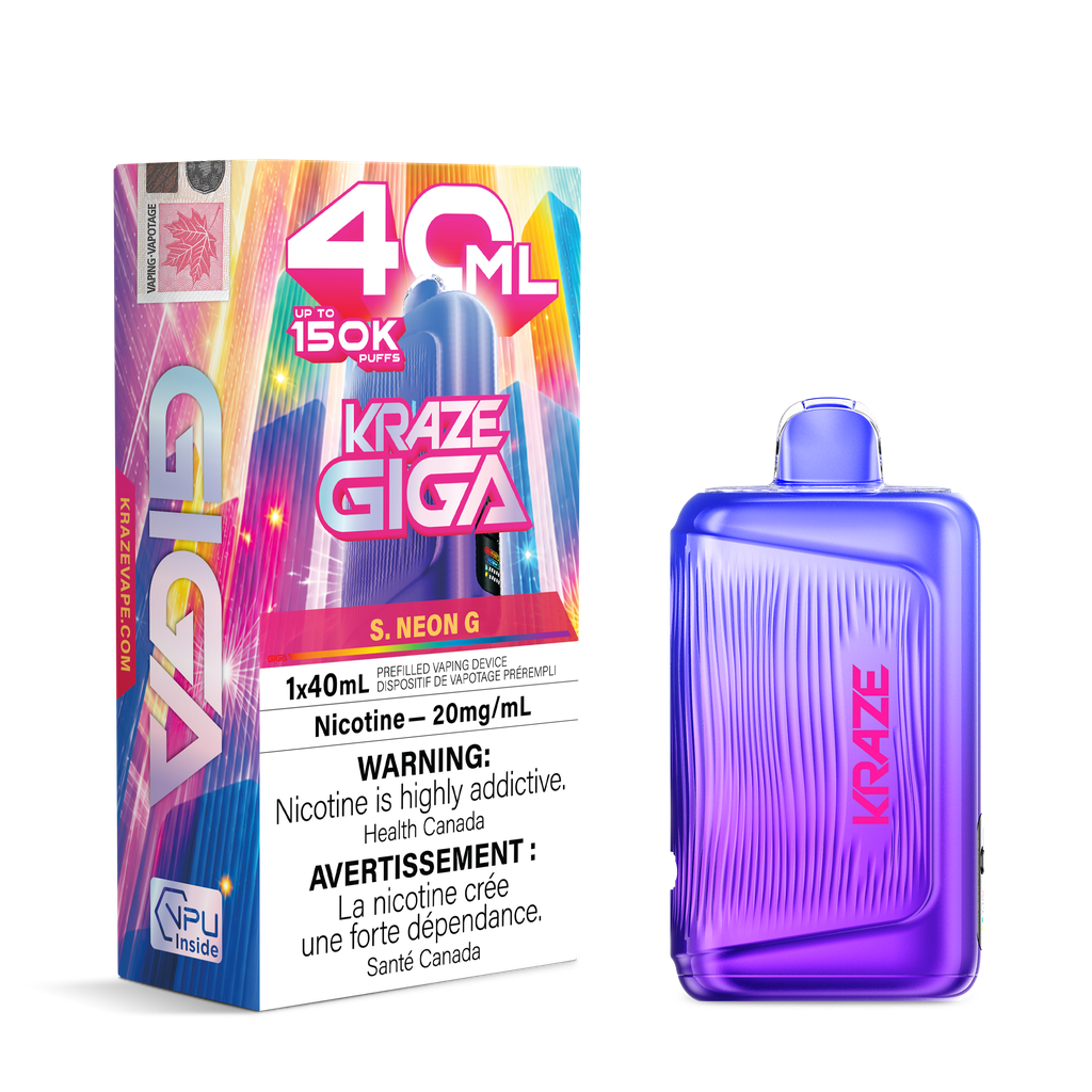 Kraze Giga 40ml - S. Neon G 20mg