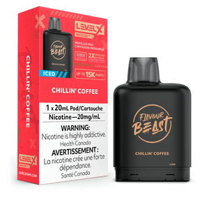 Level X Flavour Beast BOOST Pod - Chillin' Coffee Iced 20MG