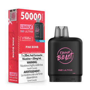 Level X G2 Ultra Pod 50K 20ML - Pink Bomb Iced 20mg