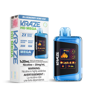 Kraze HD Mega - Blueberry Kiwi Ice 20mg