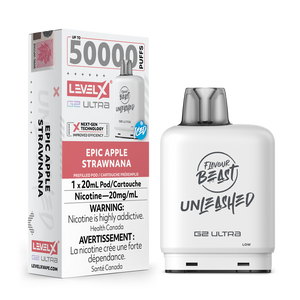 Level X G2 Ultra Unleashed Pod 50K 20ML - Epic Apple Strawnana 20MG