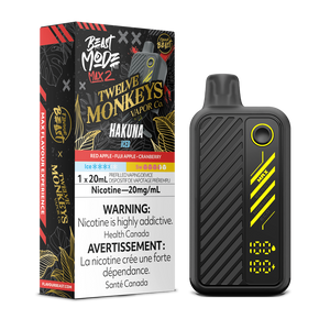 Flavour Beast Beast Mode Max 2 x Twelve Monkeys - Hakuna Iced 20mg