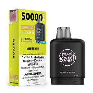 Level X G2 Ultra Pod 50K 20ML - White G.B. Iced 20mg