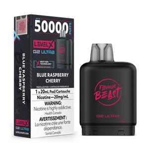 Level X G2 Ultra Pod 50K 20ML - Blue Raspberry Cherry 20mg