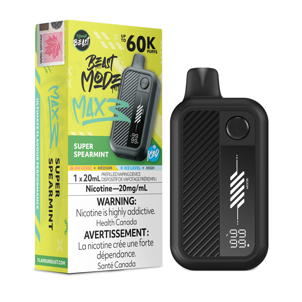 Flavour Beast Beast Mode Max 3 - Super Spearmint Iced 20mg