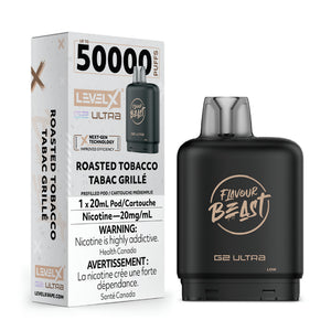 Level X G2 Ultra Pod 50K 20ML - Roasted Tobacco 20mg