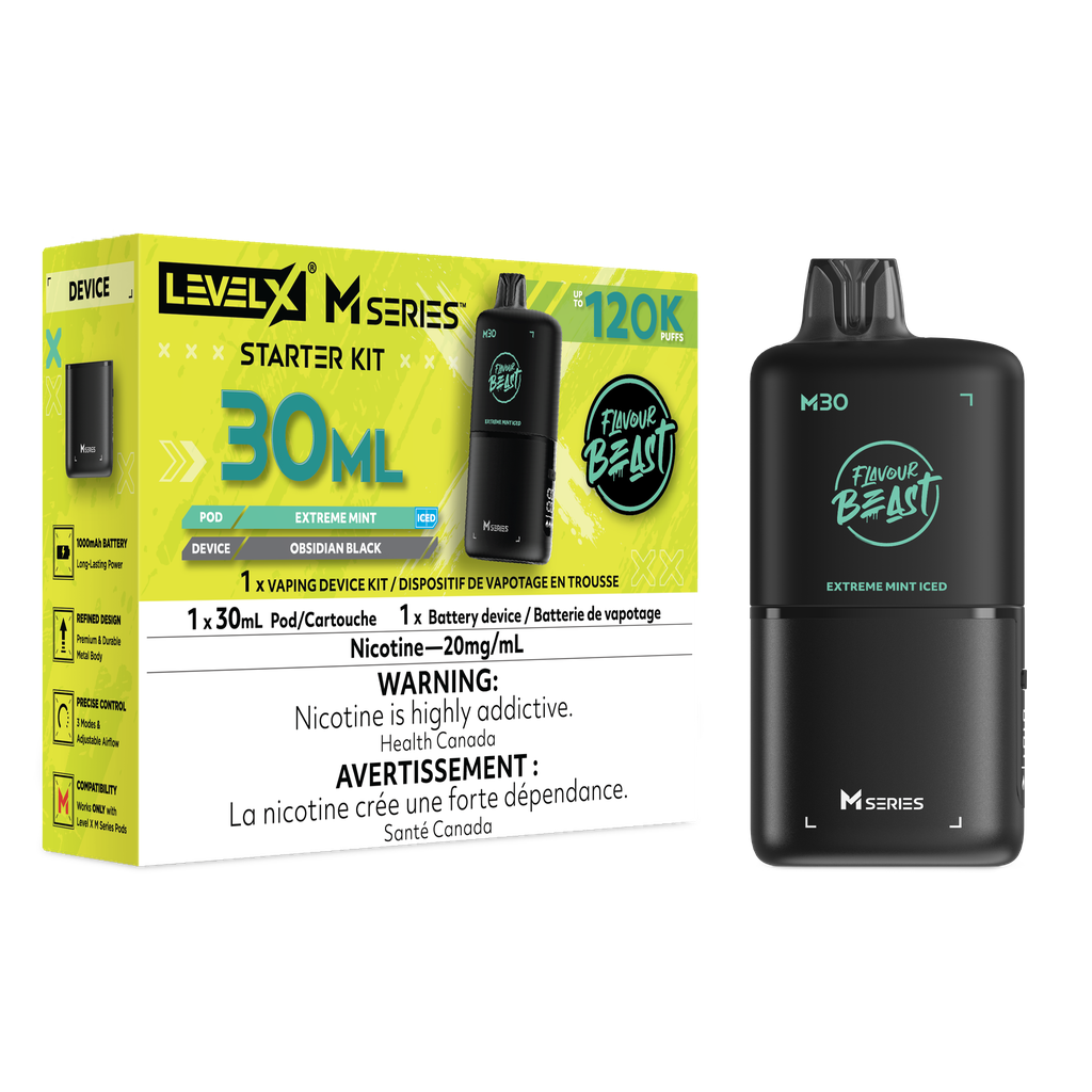 Level X M Series Starter Kit -  Extreme Mint 20mg