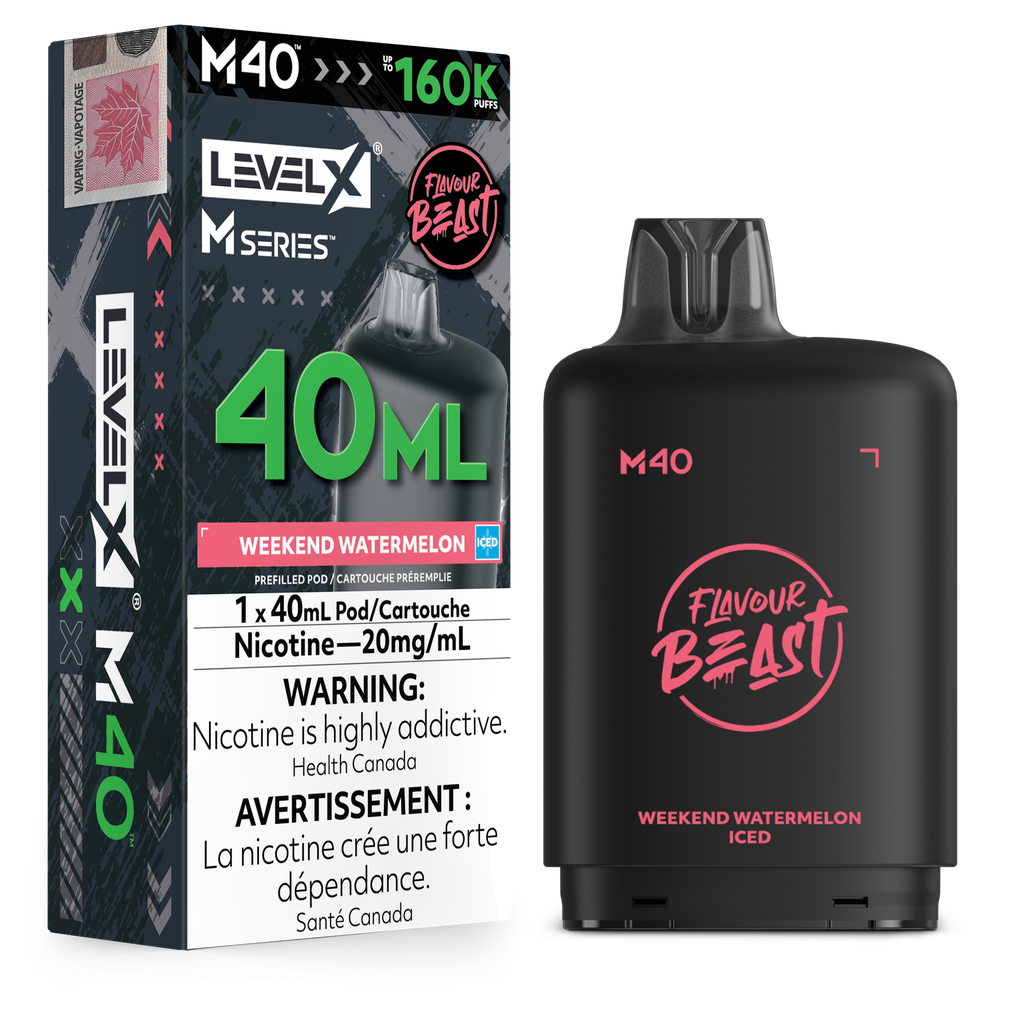 Level X M Series 40ml Pod - Weekend Watermelon Iced 20mg